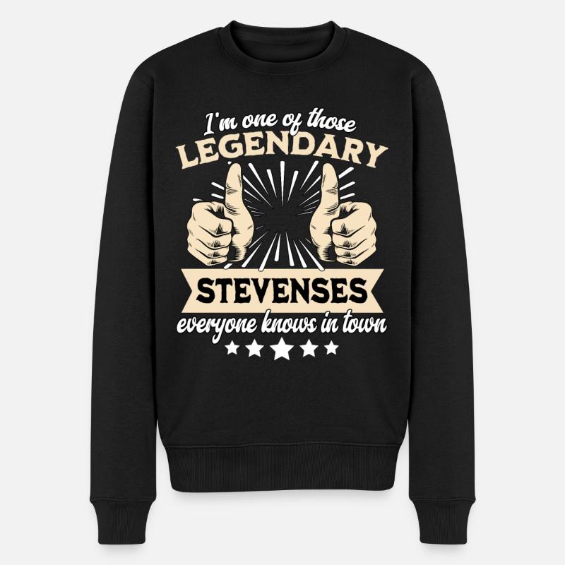 Légende légendaire de Stevens - Pull Premium bio Homme - noir