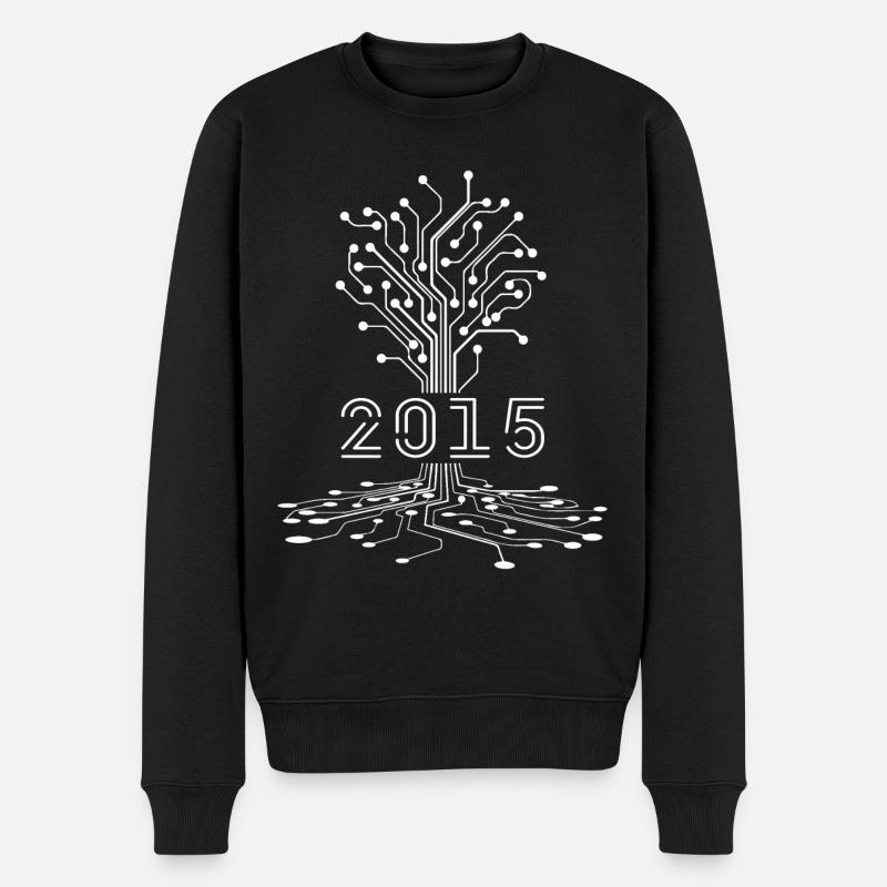 Gaming-Geburtstagsgeschenk 2015, Gamer-Geschenk 2015 - Männer Premium Bio Pullover - Schwarz