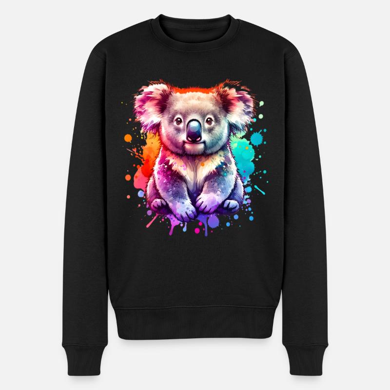 Koala - Pull Premium bio Homme - noir