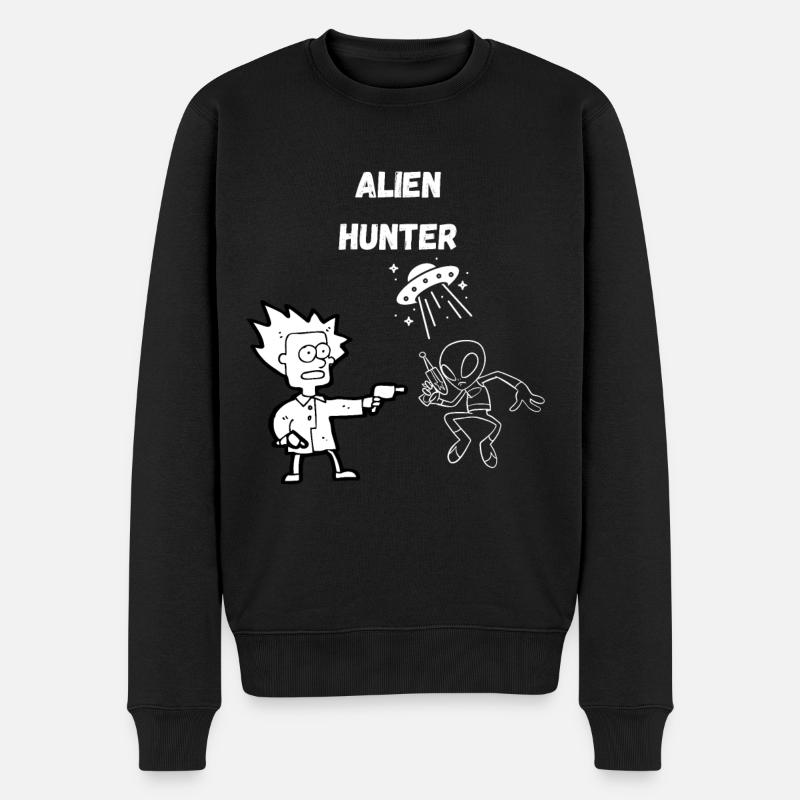 Chasseur d’extraterrestres 2.0 - Pull Premium bio Homme - noir