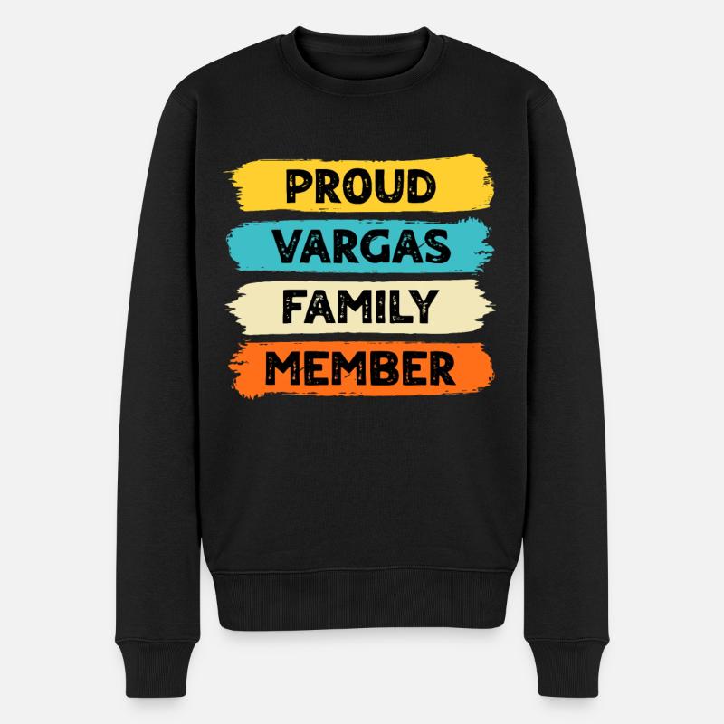 Fier Vargas - Pull Premium bio Homme - noir