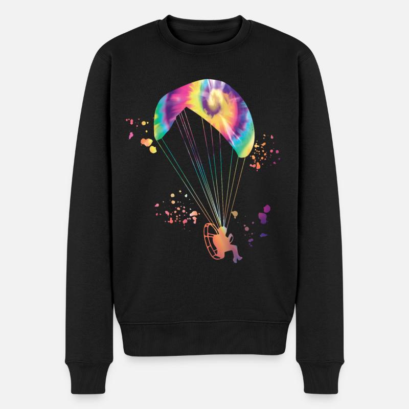 Parapente motorisé Paramoteur Paramoteur - Pull Premium bio Homme - noir