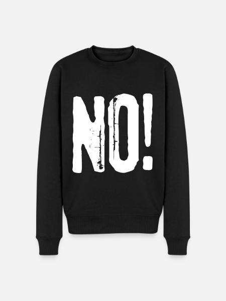 NO! - Pull Premium bio Homme - noir