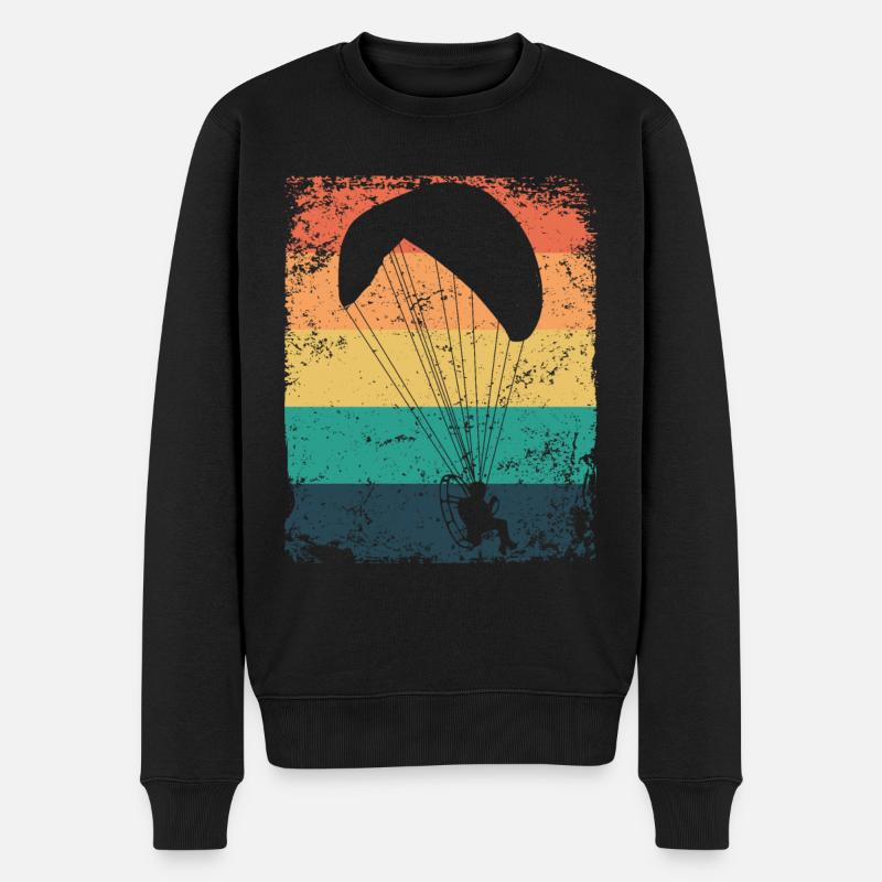 Parapente motorisé Paramoteur Paramoteur - Pull Premium bio Homme - noir