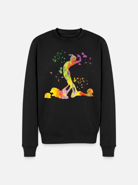 Artistic Swim Team Synchronized Swimming - Men's Premium Organic Jumper - black