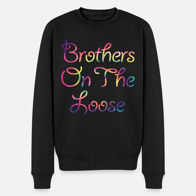 Frères en liberté - Pull Premium bio Homme - noir
