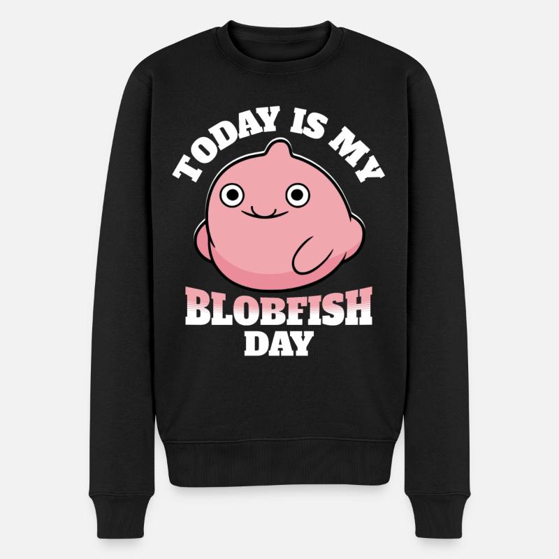Blobfisch Blobfish - Pull Premium bio Homme - noir