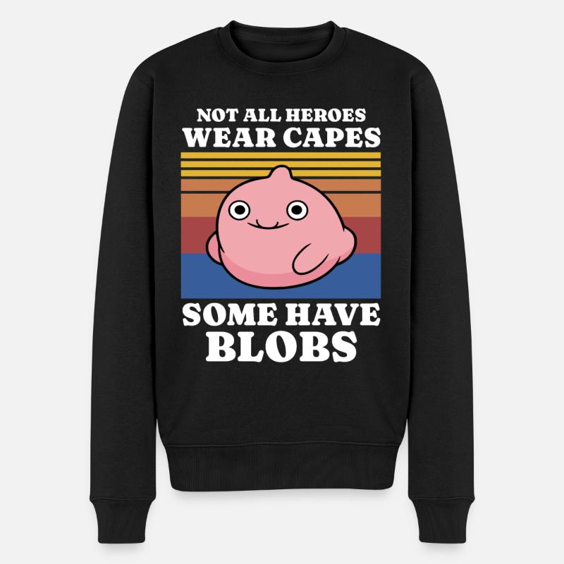 Dicton Blobfish - Pull Premium bio Homme - noir
