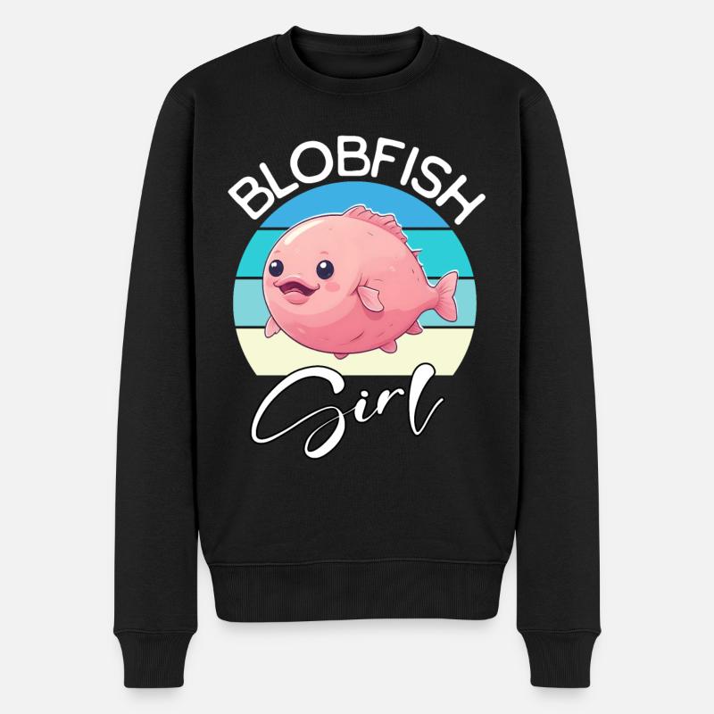 Blobfish Fille Blobfisch - Pull Premium bio Homme - noir