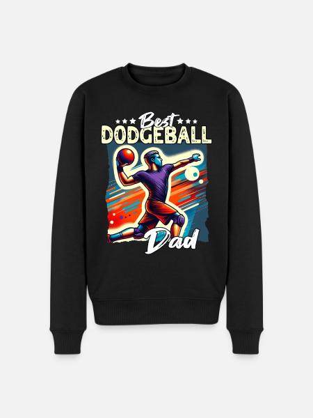 Dodgeball Dad - Men's Premium Organic Jumper - black