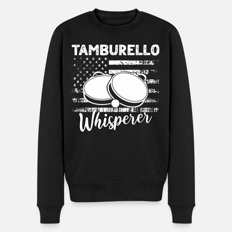 Dictons Tamburello - Pull Premium bio Homme - noir