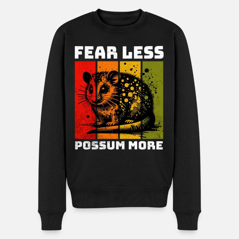 Opossum pygmée Sugar Glider - Pull Premium bio Homme - noir