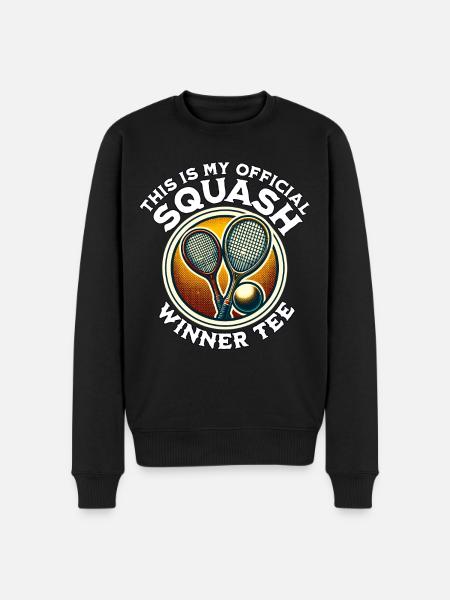 Squash Player - Men's Premium Organic Jumper - black