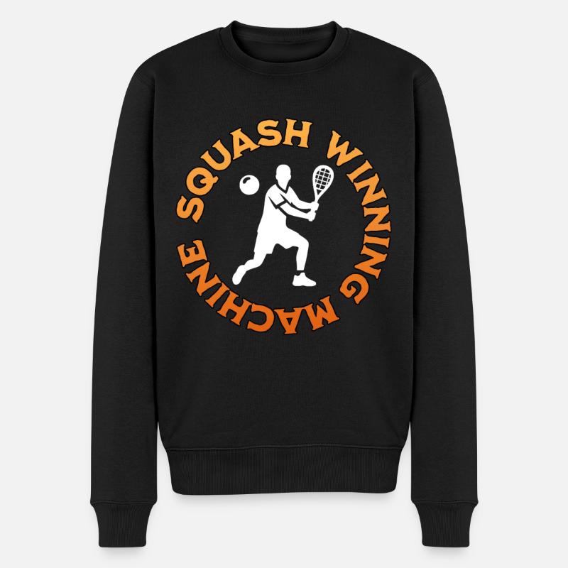 Gagnants du squash - Pull Premium bio Homme - noir