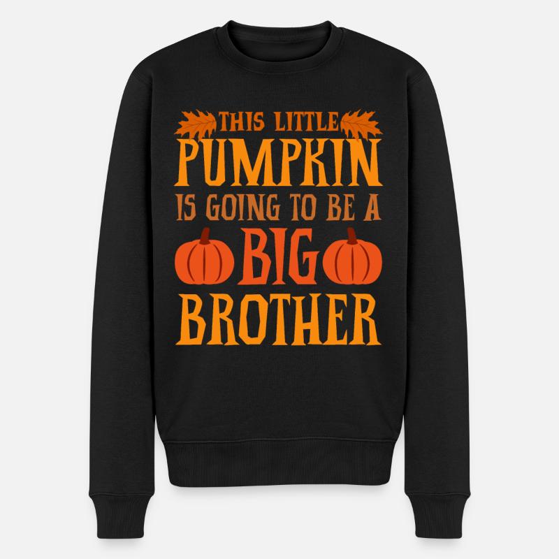 Halloween - Männer Premium Bio Pullover - Schwarz