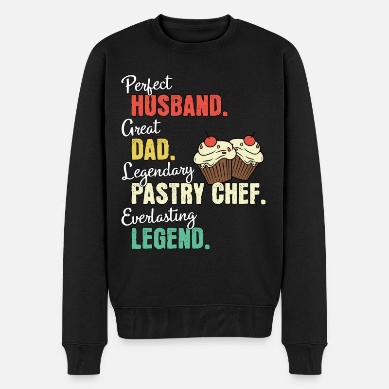 Papa Chef Pâtissier - Pull Premium bio Homme - noir