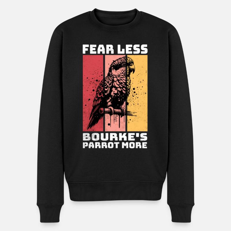 Perroquet Bourke Perruche Bourke - Pull Premium bio Homme - noir