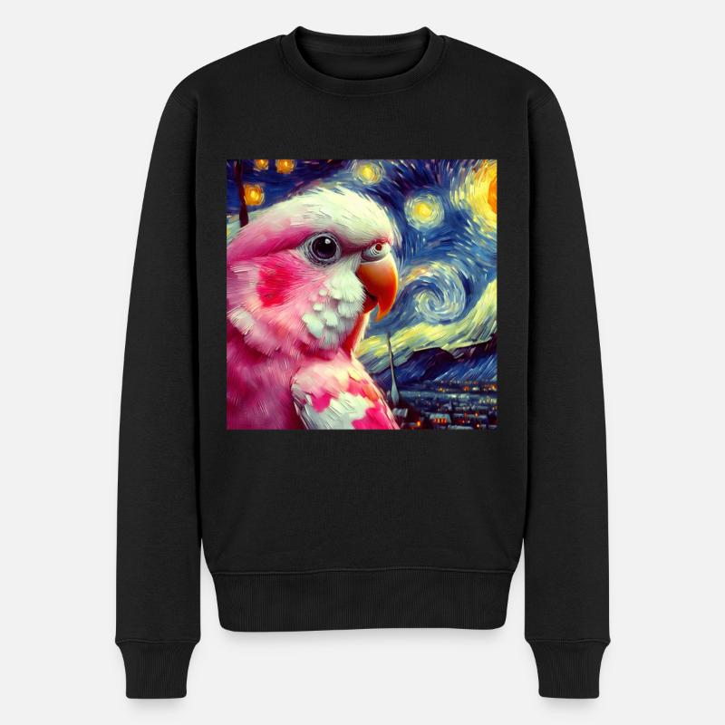 Bourke Perruche Nuit étoilée - Pull Premium bio Homme - noir