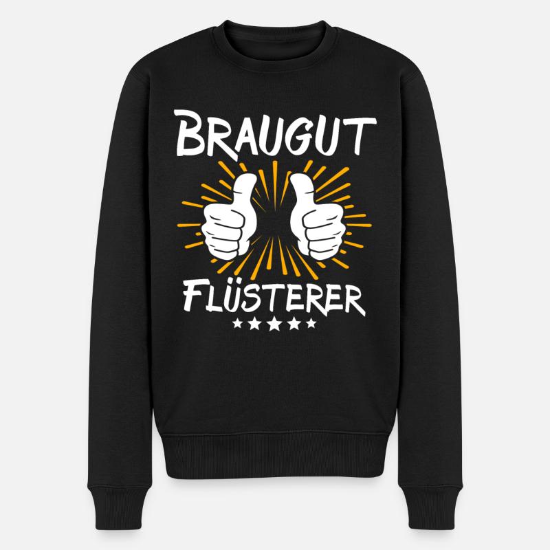 Braugut Spruch - Pull Premium bio Homme - noir