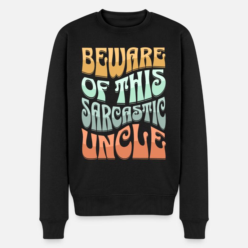 Sarcastique Oncle Sarcasme - Pull Premium bio Homme - noir