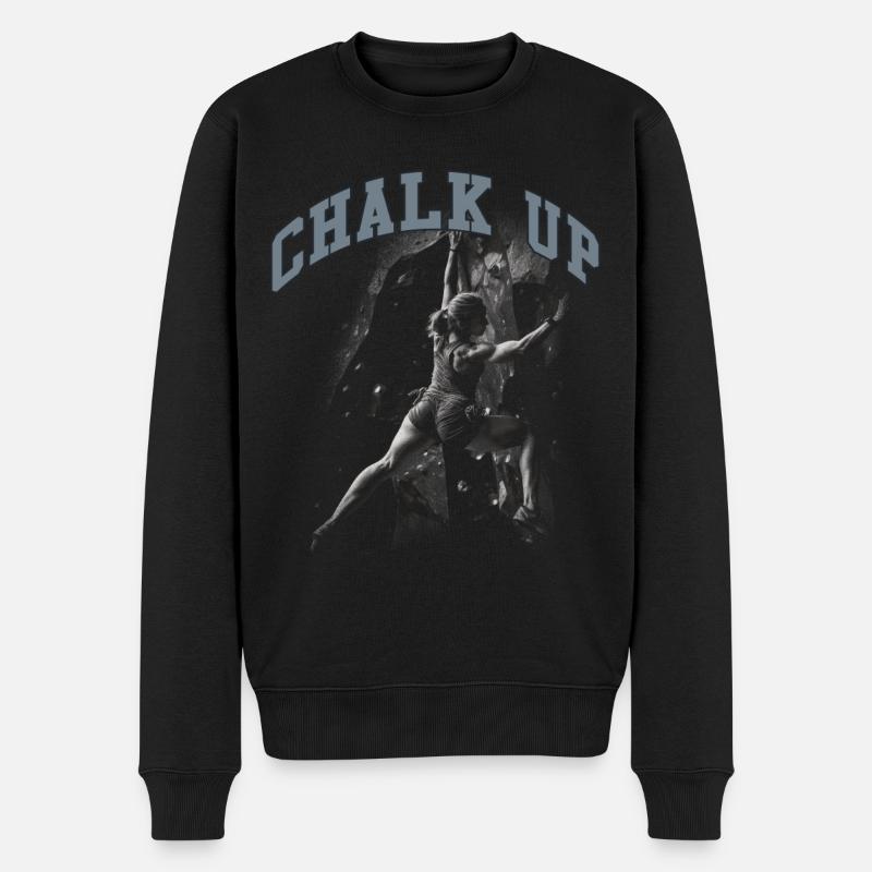 Chalk Up Boulderer Bloc - Pull Premium bio Homme - noir