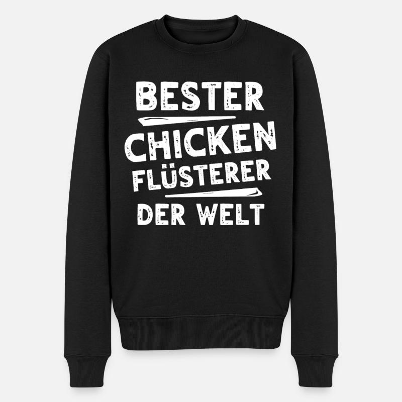 Poulet - Pull Premium bio Homme - noir