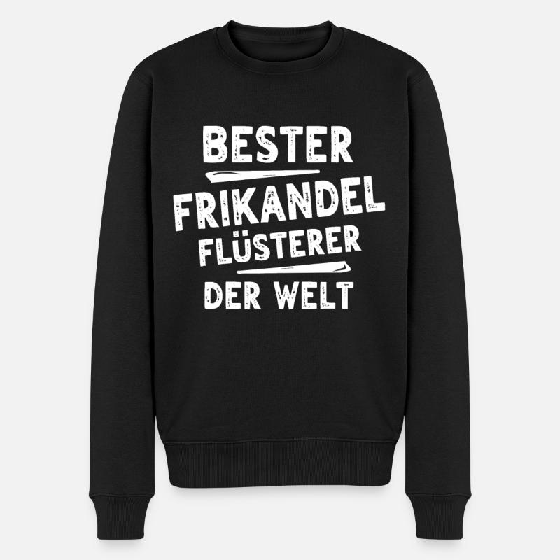 Frikandel - Männer Premium Bio Pullover - Schwarz
