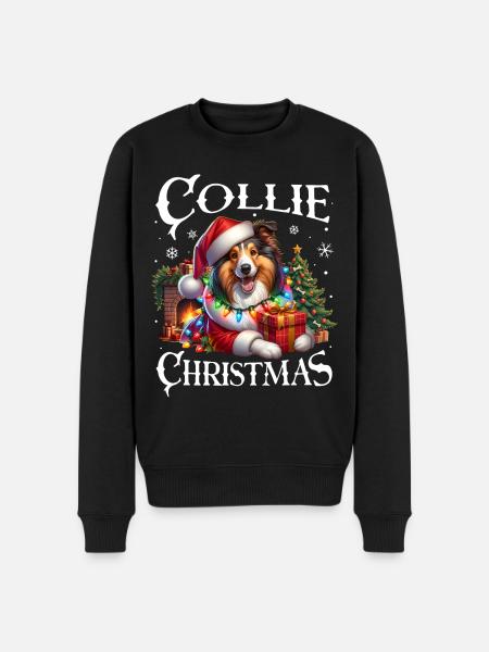 Noël Collie - Pull Premium bio Homme - noir