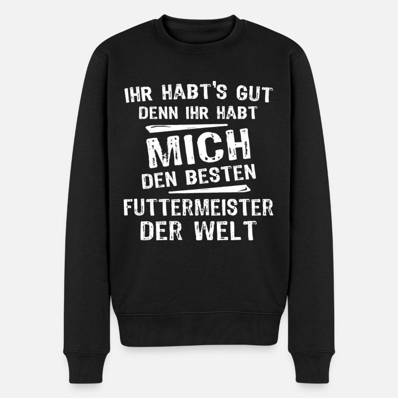 Maître des fourrages - Pull Premium bio Homme - noir