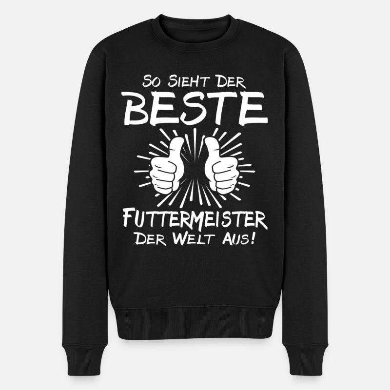 Meilleur maître fourrage - Pull Premium bio Homme - noir