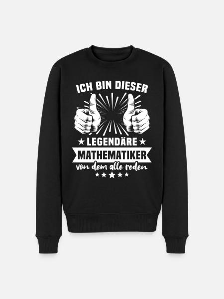Mathematician Legend - Men's Premium Organic Jumper - black