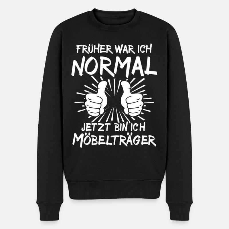 Möbelträger - Männer Premium Bio Pullover - Schwarz