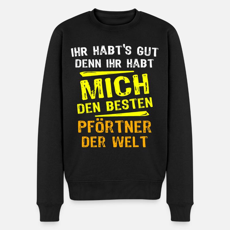 Cadeau de gardien - Pull Premium bio Homme - noir
