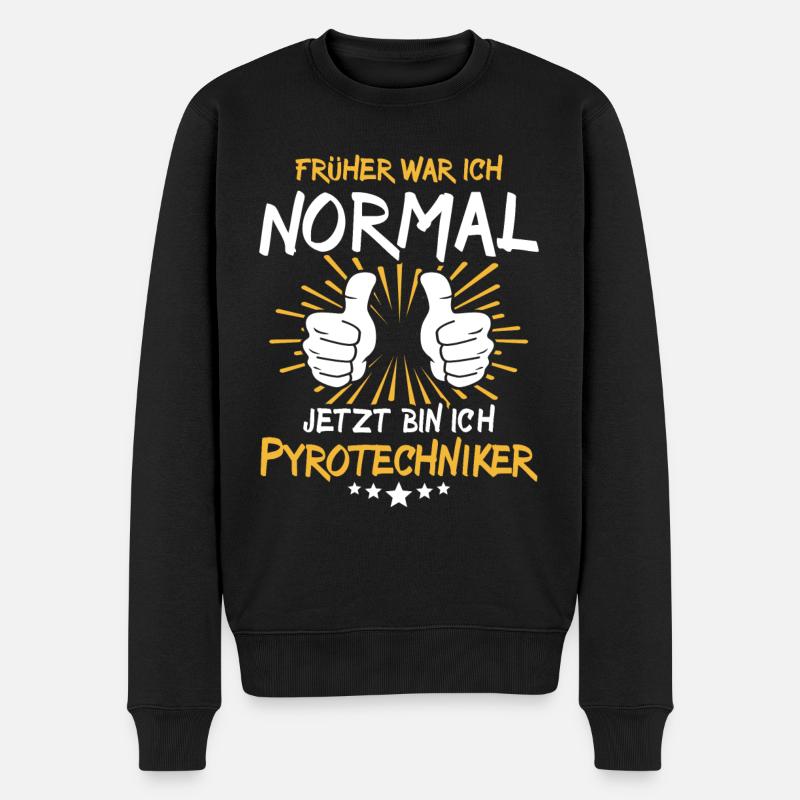 Dicton de pyrotechnicien - Pull Premium bio Homme - noir
