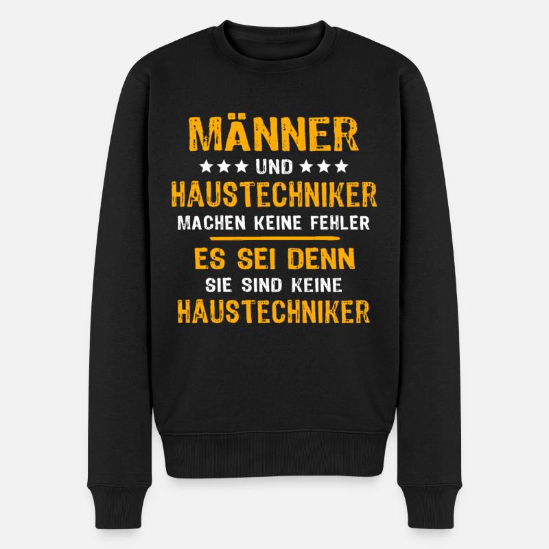 Technicien de maison disant - Pull Premium bio Homme - noir