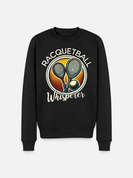 Racquetball Whisperer - Men's Premium Organic Jumper - black
