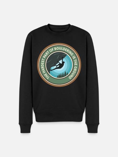 Bouldering Boulderer Bouldering - Men's Premium Organic Jumper - black
