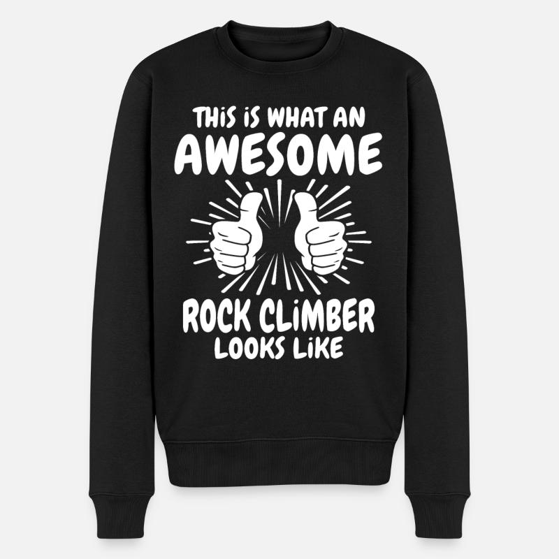 Grimpeur - Pull Premium bio Homme - noir