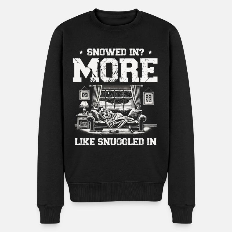 Enneigé, blotti, confort hivernal - Pull Premium bio Homme - noir