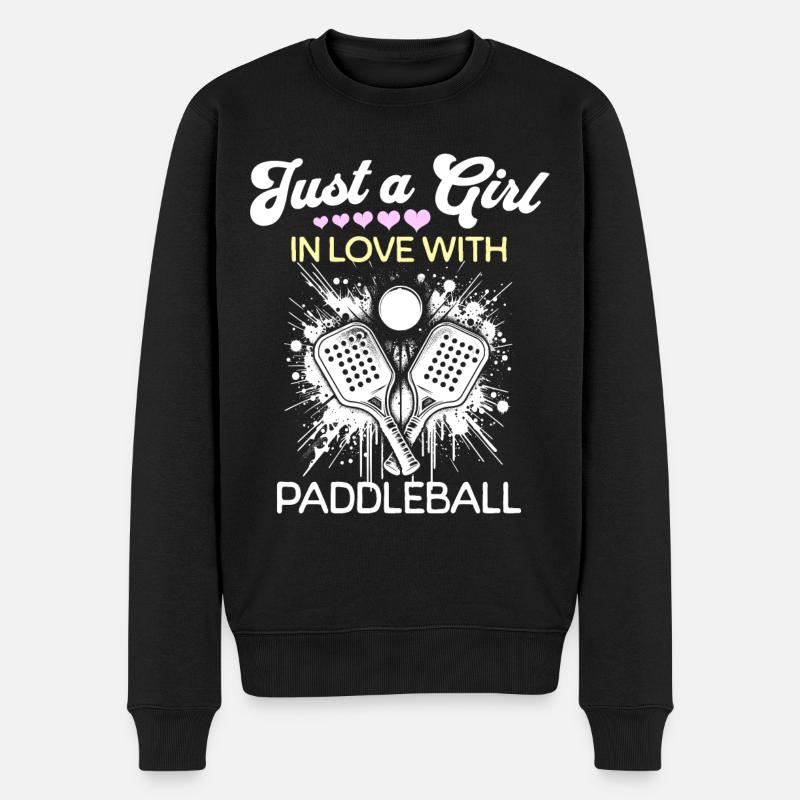 Paddleball Filles - Pull Premium bio Homme - noir