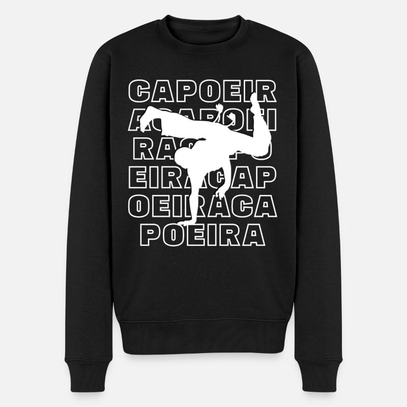 Capoeira - Pull Premium bio Homme - noir