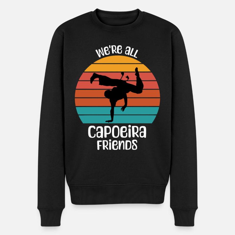 Dictons de capoeira - Pull Premium bio Homme - noir
