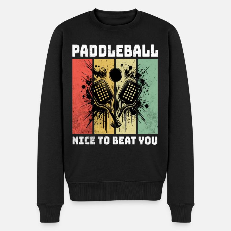 Dictons de paddleball - Pull Premium bio Homme - noir