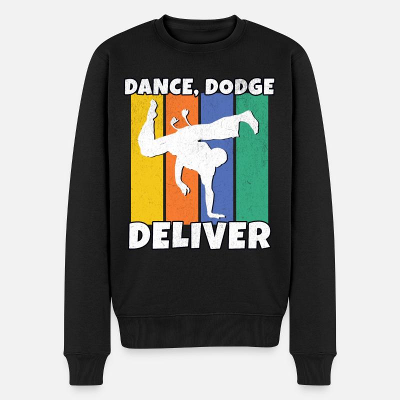 Lustiger Capoeira Spruch - Männer Premium Bio Pullover - Schwarz