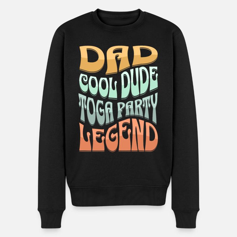 Papa Toga - Pull Premium bio Homme - noir