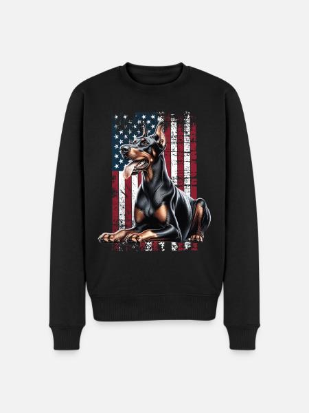 Doberman US Dobermann - Pull Premium bio Homme - noir