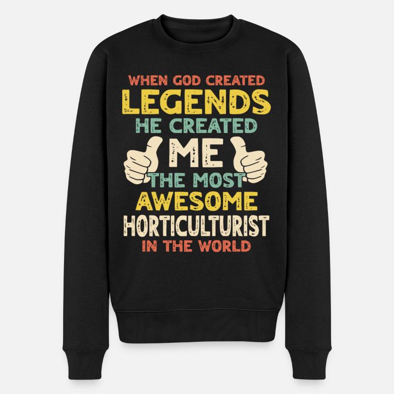 Horticulteur - Pull Premium bio Homme - noir