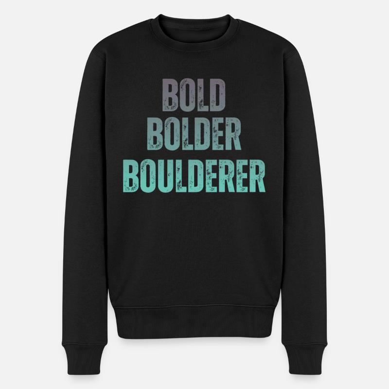 Bloc Bold Bolder Boulderer - Pull Premium bio Homme - noir