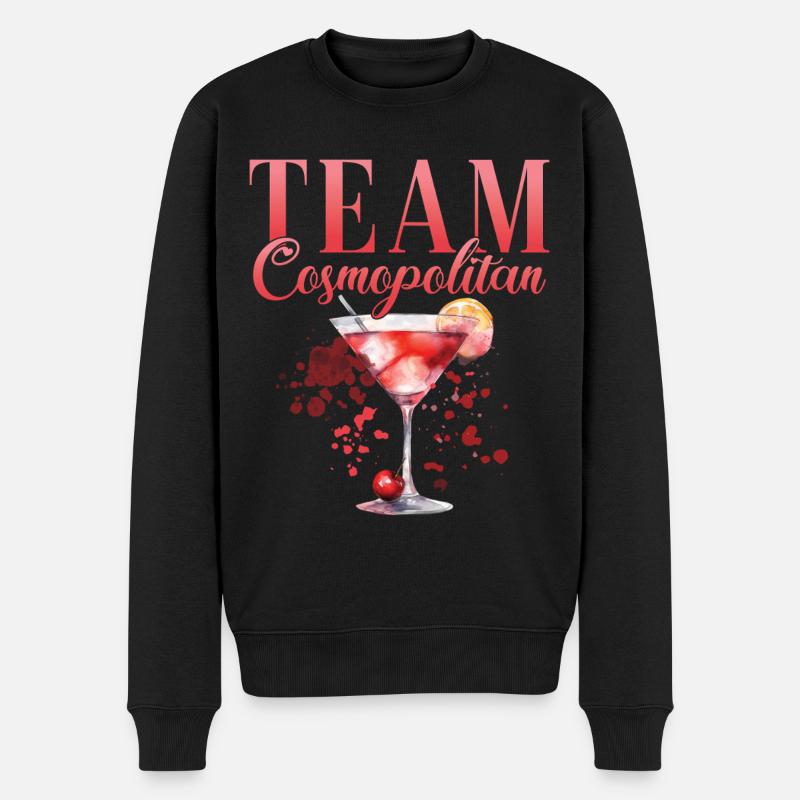 Cocktail Bartender Team Cosmopolitan - Pull Premium bio Homme - noir