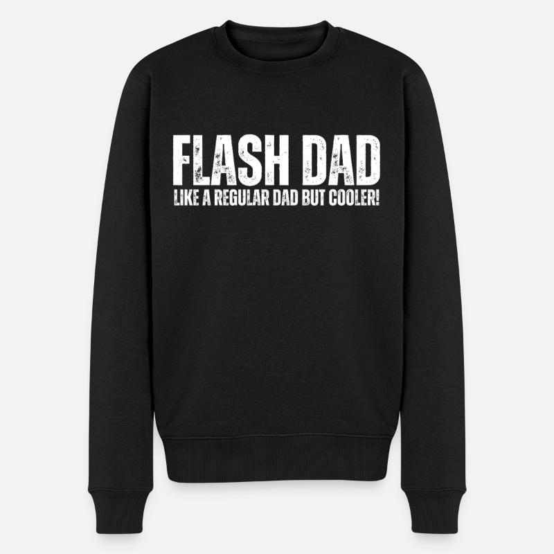 Bloc Flash Papa Boulderer - Pull Premium bio Homme - noir